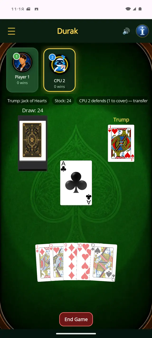 Durak — The attack