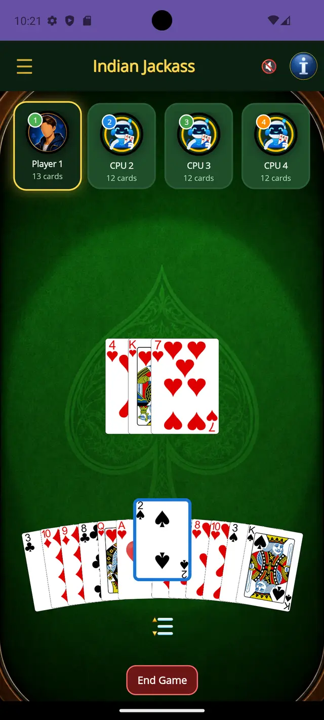 Indian Jackass — Tricks in play